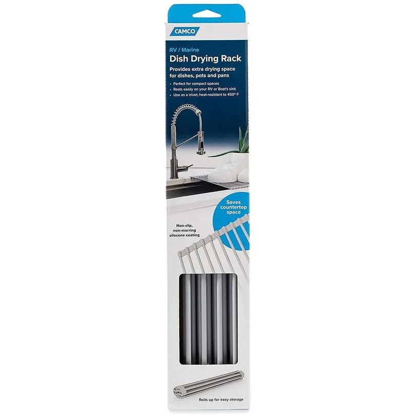 Camco Roll-Up Dish Drying Rack